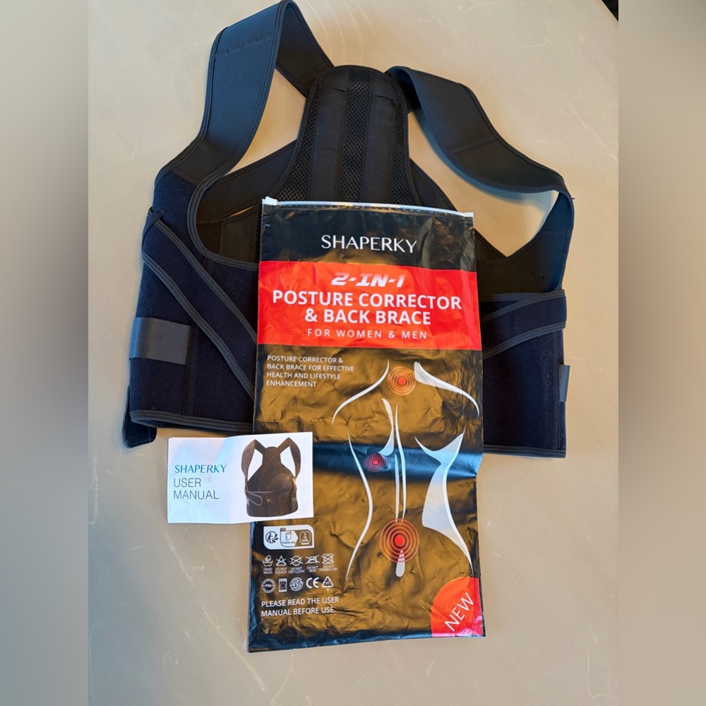 Shaperky Posture Corrector for Women Men Back Straightener & Providing Brace M/L